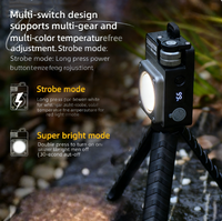 Lampe de camping à gradation progressive avec COB magnétique, lampe de travail pour réparation, lampe torche LED rechargeable d'urgence pour randonnée en extérieur