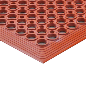 Alfombrillas de suelo de goma moldeadas perforadas antideslizantes para cocina comercial de alta calidad con alfombrillas de suelo con agujeros - Product Image 5