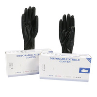 Consommables médicaux, manchon de protection des mains en nitrile jetable, gants d'examen en nitrile, sans latex et sans poudre jetables
