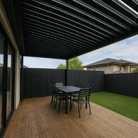 Pergola automatique pour piscine, terrasse, jardin, espace extérieur, toit à lamelles en aluminium, imperméable, motorisée, pavillon électrique