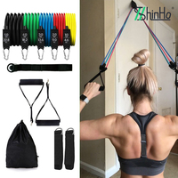 Ensemble de tubes de résistance TPR professionnels Shinho, kit complet portable pour les entraîneurs et leurs clients, sûr, durable et abordable