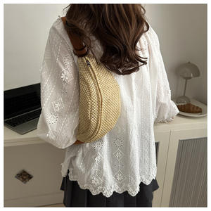 <span class=keywords><strong>Riñonera</strong></span> con correa ajustable Youmeli, <span class=keywords><strong>riñonera</strong></span> de paja para exteriores, <span class=keywords><strong>riñonera</strong></span> cruzada personalizada, <span class=keywords><strong>riñonera</strong></span> para el pecho, <span class=keywords><strong>riñonera</strong></span> tejida de ganchillo - Product Image 4