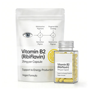 Cápsulas de Vitamina B2 de Alta Pureza, Solubles en Agua, Formulaciones Personalizadas, Fabricación de Marca Privada, OEM, COA, GMP, ISO, Certificación Orgánica - Product Image 3