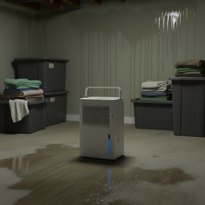 Deshumidificador de 32 Pintas para Espacios de hasta 2000 Pies Cuadrados, Secado Continuo, Modos Automáticos, Pantalla Táctil Blanca, Humidostato Ajustable - Product Image 2