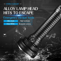 Lampe de poche LED en alliage d'aluminium ultra brillante pour la chasse à usage tactique Grand rechargeable étanche Ventes directes d'usine USB