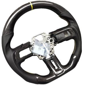 <span class=keywords><strong>Volante</strong></span> <span class=keywords><strong>Deportivo</strong></span> Personalizado de Fibra de Carbono Real 2015-2023 <span class=keywords><strong>para</strong></span> <span class=keywords><strong>Ford</strong></span> Mustang 2015-2023 Modelos GT y Sheber - Product Image 4