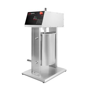 Máquina Eléctrica para Rellenar Salchichas y Hacer Churros GGM Gastro - 10 Litros - 90 Watts - Acero Inoxidable - incl. 4 Embutidores de Salchichas y 3 - Product Image 4