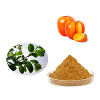 Extrait de feuille de kaki pur en poudre extrait de feuille de kaki naturel de qualité alimentaire