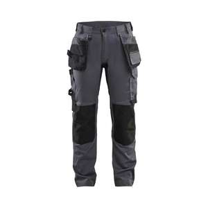 BLAKLADER - 713218329600D19 Pantalones artesanos de mujer con elástico Gris medio-PANTALÓN DE TRABAJO EAN 7330509924266 - Product Image 4