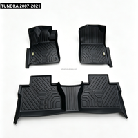 Karpet Mobil 3D TPE Presisi Tinggi, Potongan Laser, Sesuai Bentuk, Anti Air, Anti Debu, Tahan Aus untuk TUNDRA 2007-2021