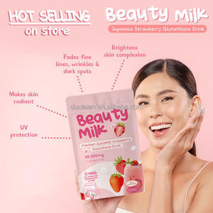 Poudre de Lait de Beauté au Jus de Fruit Aromatisé Éclaircit la Peau Éclatante Cheveux et Ongles Sains Collagène Hydrolysé Lait de Beauté Minceur en Poudre - Product Image 5