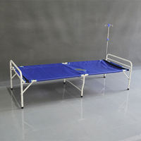 Lit médical pliant en tissu Oxford doublement imperméable, directement de l'usine, pour adultes, lit d'hôpital pour le traitement des patients atteints de choléra