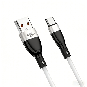 Câble de données USB-A vers Type-C en silicone flexible, 1 m, 2,4 A, charge rapide, cordon en cuivre, câble de <span class=keywords><strong>chargeur</strong></span> de téléphone portable pour <span class=keywords><strong>Samsung</strong></span> Xiaomi - Product Image 4