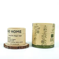 Boîte d'emballage en papier kraft, boîte cylindrique pour café et thé, tube d'emballage alimentaire, boîte cylindrique ronde en carton