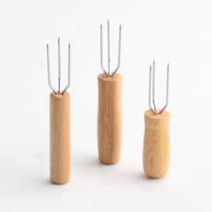 Xuan Rui Moxibustion Fork <b>Wooden</b> Handle Three Pronged Ash <b>Scraper</b> For Moxa Cones Thunder Fire Therapy Tool - Product Image 2