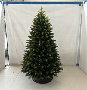 <b>5ft</b> 6FT Indoor Fat <b>Christmas</b> <b>Tree</b> Europe Style Thick PVC PE Artificial <b>Christmas</b> <b>Tree</b> with Stready Base - Product Image 1