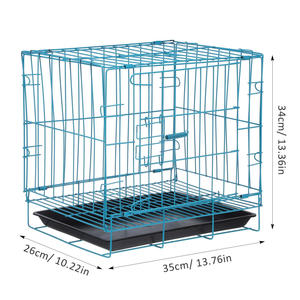 Cage pour chien moderne d'intérieur, petite et grande taille, sûre, en acier inoxydable, pliable, facile à assembler, écologique, toutes saisons - Product Image 6