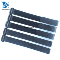 Correas de Sujeción de Cables Reutilizables y Duraderas con Gancho y Bucle, Ajustables, para Organización de Cables en Interiores y Exteriores, de Nailon