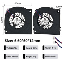 Ventilateur de refroidissement silencieux Delta KDB04112HB 12V 4cm 40x40x10mm pour dissipation thermique des téléviseurs LCD Haier TCL Samsung