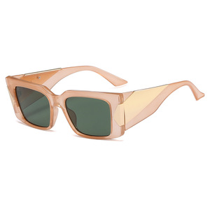 Nouvelle collection <span class=keywords><strong>de</strong></span> <span class=keywords><strong>lunettes</strong></span> <span class=keywords><strong>de</strong></span> <span class=keywords><strong>soleil</strong></span> carrées à la mode, vente en gros, Boutique bon marché, Protection UV400, Logo personnalisé - Product Image 2