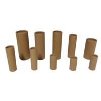 Papier rond biodégradable kraft de qualité alimentaire déodorant en carton bâton à lèvres baume à lèvres tube de papier Push Up