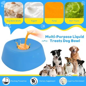Cuenco de silicona para alimentación lenta de perros con ventosa y diseño de lamido para calmar la ansiedad, baño, aseo y premios - Product Image 5
