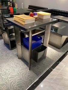 تصميم عصري جديد الصلب موبايل المحمولة النادي الليلي عالية المعادن طاولة بار للبيع - Product Image 4