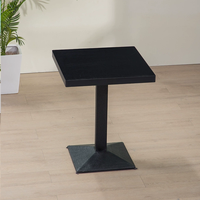 Ensemble de tables à manger modernes en bois massif Mobilier de restaurant commercial pour hôtels, cafés et restaurants