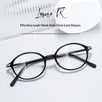 Monture de lunettes Bestfen 1501LS unisexe, style coréen, ultra-légère, en plastique et acier, avec verres AC, pour myopie de haut degré, ovale, vente en gros