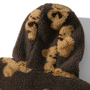 Felpa da donna con cappuccio spessa inverno e autunno cartone animato con cerniera felpa tascabile in Stock - Product Image 2