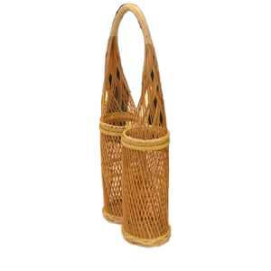 Cesta de Mimbre Estilo Nórdico para Guardar Pañuelos, Cesta para Aperitivos con Tema Floral, Organizador de Sala de Estar, Contenedor Decorativo - Product Image 2