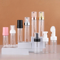 Botol busa putih PET kosong, 200ml 250ml 150ml 100ml botol pompa busa putih botol busa mousse 4oz 5oz 8oz botol busa