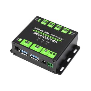 <span class=keywords><strong>Hub</strong></span> <span class=keywords><strong>USB</strong></span> de qualité industrielle Waveshare, étendant 4 ports <span class=keywords><strong>USB</strong></span> 3.2, commutables, double hôte, protection ESD, protections multiples, en stock - Product Image 2