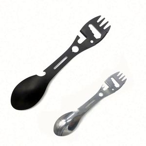 Fourchette-tournevis multifonction avec ouvre-bouteille, ustensile de camping personnalisé, équipement promotionnel pour l'extérieur - Product Image 1