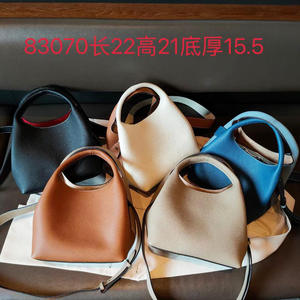 Andong Leather Handbags <b>for</b> <b>Women</b> Genuine Cow Leather <b>Bucket</b> <b>Bags</b> Fashion Female Crossbody Shoulder <b>Bag</b> 83070 - Product Image 5