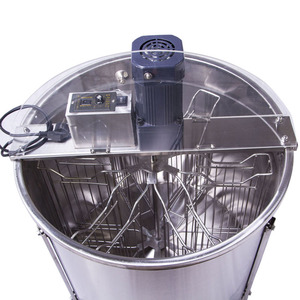 Nuevo Extractor Eléctrico de 6 Cuadros con Tambor de Acero Inoxidable 201SS + Cesta Interior de Acero Inoxidable 304SS - Product Image 2
