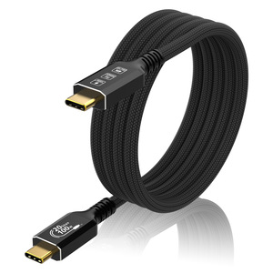 Línea de datos tipo C de doble cabezal USB3.2 Gen2 Transmisión de alta velocidad de 20G de función completa para pantalla 4K Hard 2M Teléfonos móviles Computadoras - Product Image 2