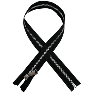 Haute qualité # 3 # 5 # 7 # 8 # 10 Fermetures <span class=keywords><strong>éclair</strong></span> métalliques personnalisées <span class=keywords><strong>pour</strong></span> vêtements, dents dorées et argentées, <span class=keywords><strong>pour</strong></span> vestes, 50 <span class=keywords><strong>cm</strong></span>, 60 <span class=keywords><strong>cm</strong></span>, <span class=keywords><strong>70</strong></span> <span class=keywords><strong>cm</strong></span> - Product Image 6