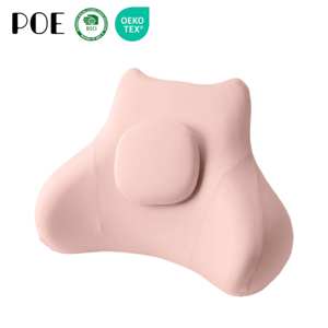 Support lombaire ergonomique en mousse à mémoire de forme <span class=keywords><strong>pour</strong></span> voiture et bureau, couleur personnalisable, logo amovible, lavable, design tricoté, longue durée de vie - Product Image 1