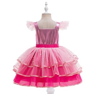 Dreamy Babi Princess <span class=keywords><strong>Fancy</strong></span> Party Dress Girls Puffy Tulle Vestido de baile sin mangas para niños Cumpleaños y rendimiento - Product Image 6