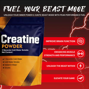 Complément de créatine en poudre de marque privée <span class=keywords><strong>pour</strong></span> la croissance musculaire adulte, la récupération, le métabolisme des graisses, la perte de poids, sans OGM, absorption rapide - Product Image 4