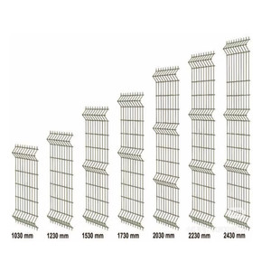 Yüksek kaliteli ev <span class=keywords><strong>a</strong></span>çık bahçe 3D Metal kavisli kaynaklı örgü çit korkuluk kurulu PVC çit - Product Image 2