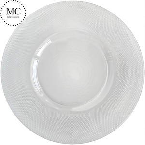 Placas de cargador de placa inferior de vidrio de nueva tendencia para fiestas bodas diseño estilo europeo seguridad - Product Image 6