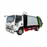 Camion à ordures compacteur Isuzu 4X2 à prix d'usine, véhicule de compactage des déchets, véhicule de collecte des ordures pour l'assainissement municipal