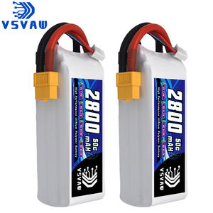 Vsvaw 3S Lipo Batterij 2800Mah 50c 11.1V Zachte Verpakking Lipo Batterij Met Xt60 Connector Voor Drone Rc Vliegtuig Helikopter Fpv - Product Image 1