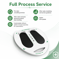Système d'analyse des membres inférieurs portable à plaque de pression bleue, scanner d'empreintes digitales avec détection de température, vente chaude