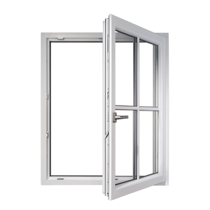 Fenêtre à battant en PVC standard européen, abordable, résistante aux chocs, <span class=keywords><strong>double</strong></span> <span class=keywords><strong>vitrage</strong></span> trempé, renforcée en acier, fenêtres en PVC - Product Image 2