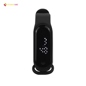 Bracelet NFC RFID en silicone à prix d'usine YTS, imprimé avec logo, bracelets LED personnalisés - Product Image 5