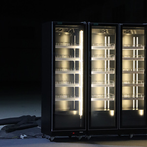 Thời trang hiện đại khách sạn Bar siêu thị dọc Glass Cooler Trung Quốc rượu vang và đồ uống tủ lạnh - Product Image 6