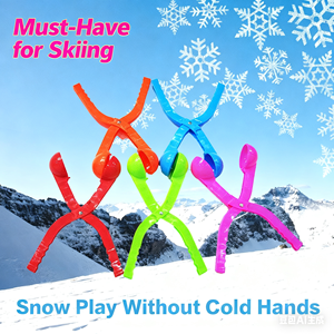 Hot Selling Plastic Sneeuwbal Maker Machine Voor Kinderen-Snelle Sneeuwbal In 1 Tweede Outdoor/Indoor Winter Speelgoed Met Handvat En Clip - Product Image 6